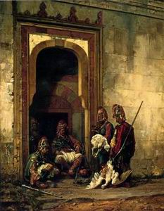 Arab or Arabic people and life. Orientalism oil paintings 145